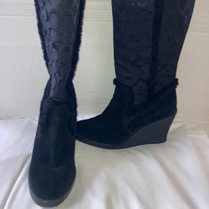 Coach Suede Boots
